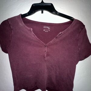 Women's Purple Crop Top